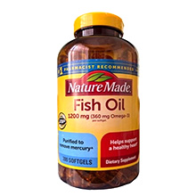 Dầu Cá Omega 3 Nature Made Fish Oil 1200mg Mỹ