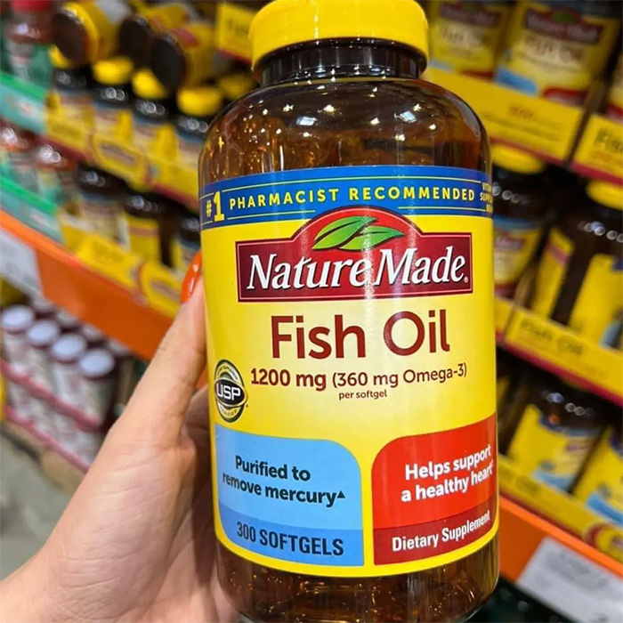 Vien Omega 3 Fish Oil 1200mg Nature Made Dáº§u Ca Cá»§a Má»¹