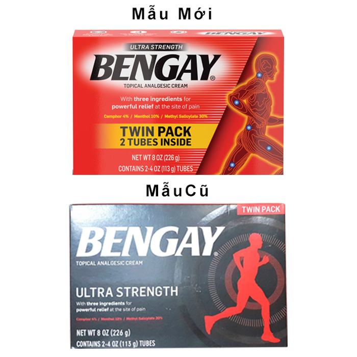 kem xoa bop giam dau bengay ultra strength 113 g x 2 tuyp my anh 1