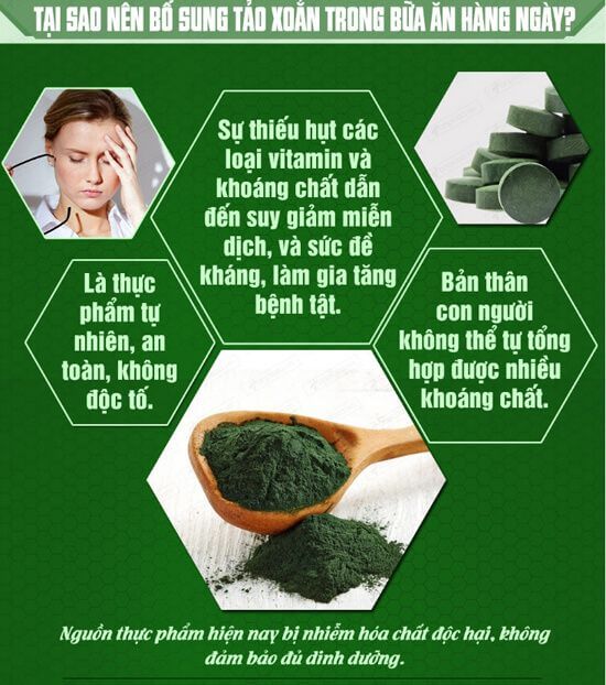 vien uong tao xoan spirulina nhat ban 2200 vien anh 001