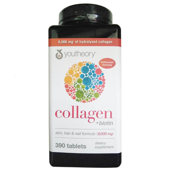 Collagen Youtheory Type 1 2 & 3 390 giúp chống lão hóa da