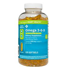Omega 3 6 9 Member’s Mark Supports Heart Health Của Mỹ - Bổ Tim Mạch, Não, Mắt 325 viên