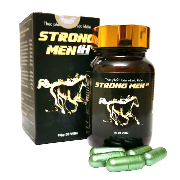 Thuốc Strongmen 1h hỗ trợ tăng sinh lý Nam (combo 4 hộp x 30 viên/hộp)