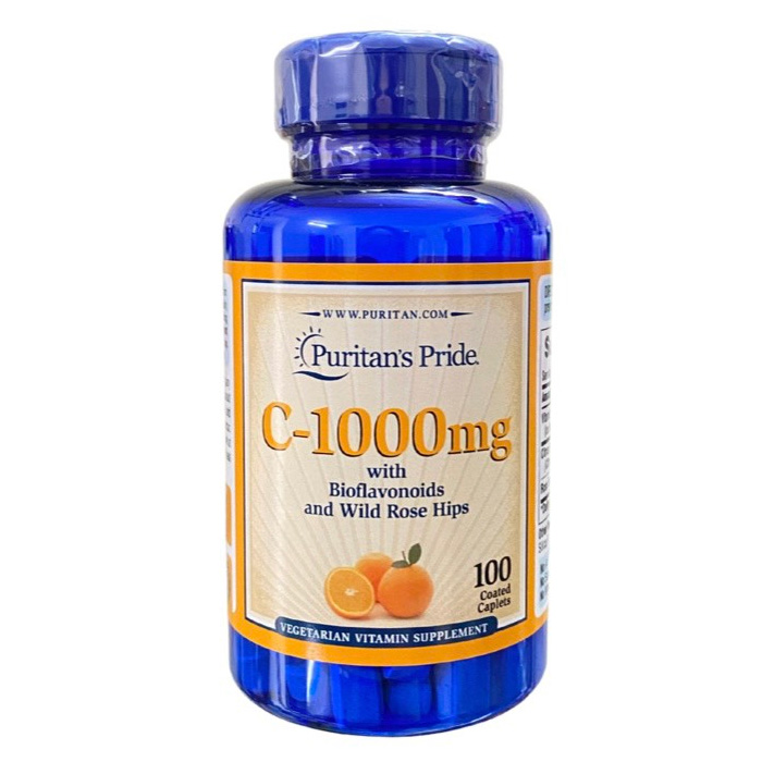 Vitamin C 1000mg Puritan's Pride hộp 100 viên - Vitamin C của Mỹ