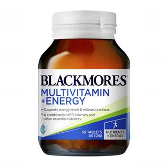 Viên uống Vitamin tổng hợp Blackmores Multivitamin + Energy 50 viên của Úc