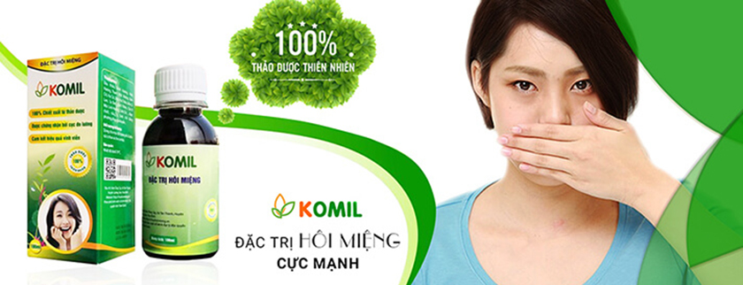 Thảo dược trị hôi miệng Komil